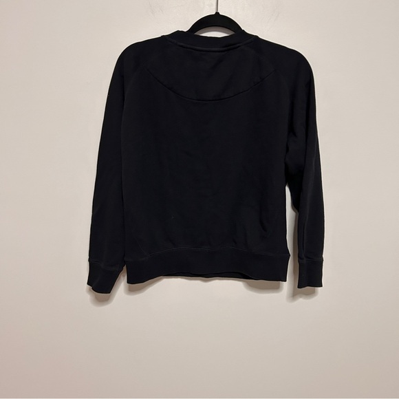 Country Road Sweatshirt Women’s Size Small Black Cream Australia Cotton school - Picture 4 of 9